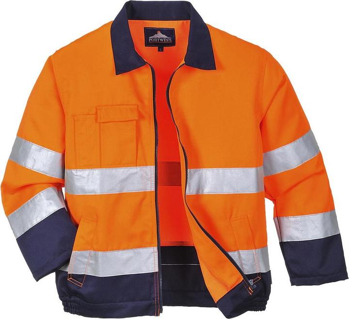 Navy blue, Orange