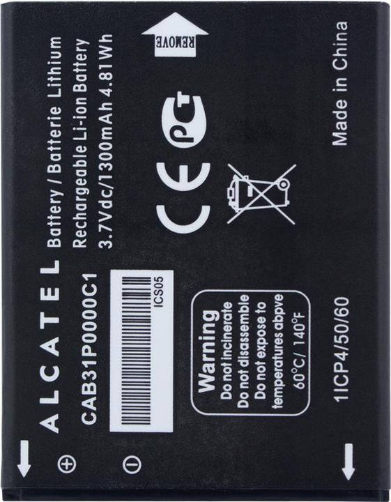 Produktbild Alcatel Akku 1300mAh Li-Ion ONETOUCH 4033D (bulk)