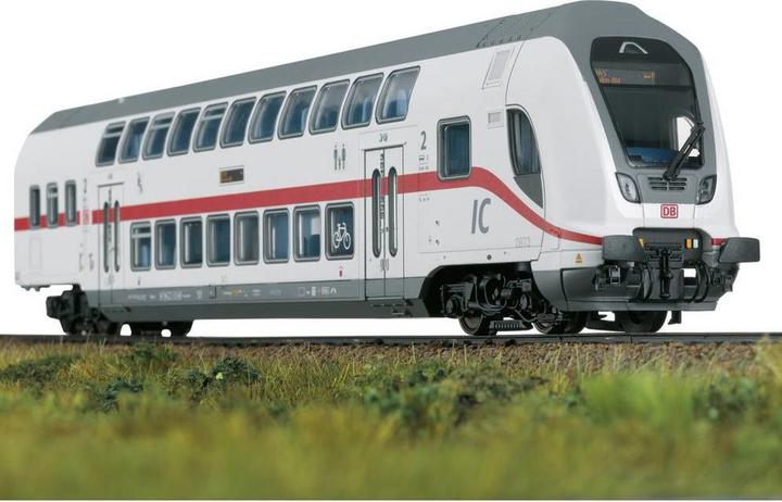 Actual product image Trix H0 23255 H0 DB-AG IC2 double-decker driving trailer DBpbzfa 668.2, 2nd class - Car order no. (Track VI)