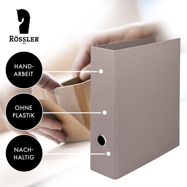 Image du produit Rössler Dossier S.O.H.O. Taupe 85 mm, Taupe (A4, 85 mm, 1 pièce(s))
