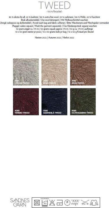 Produktbild Sandnes Garn Tweed Recycled (200 m)