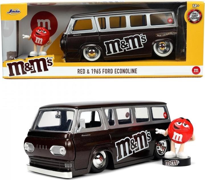 Image du produit Jada M&Ms Red 1965 Ford Econoline Van 1:24