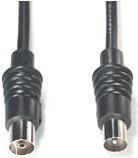 Immagine prodotto E+P HFS 2 2.5m cavo coassiale nero coassiale (90 dB, Cavi antenna)