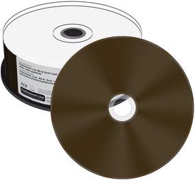 Actual product image MediaRange BD-R 50GB 6x IW(25) BluRay Cake, Capacity: 50GB (25 x)