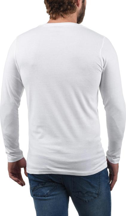 Actual product image Solid Basal Men's Long Sleeve T-Shirt Top Basic With Crew Neck Made Of 100% Cotton (XL)