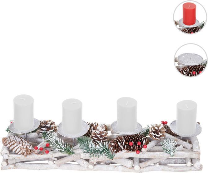 Actual product image Swisshandel24 Advent wreath (50 x 15 x 11 cm)