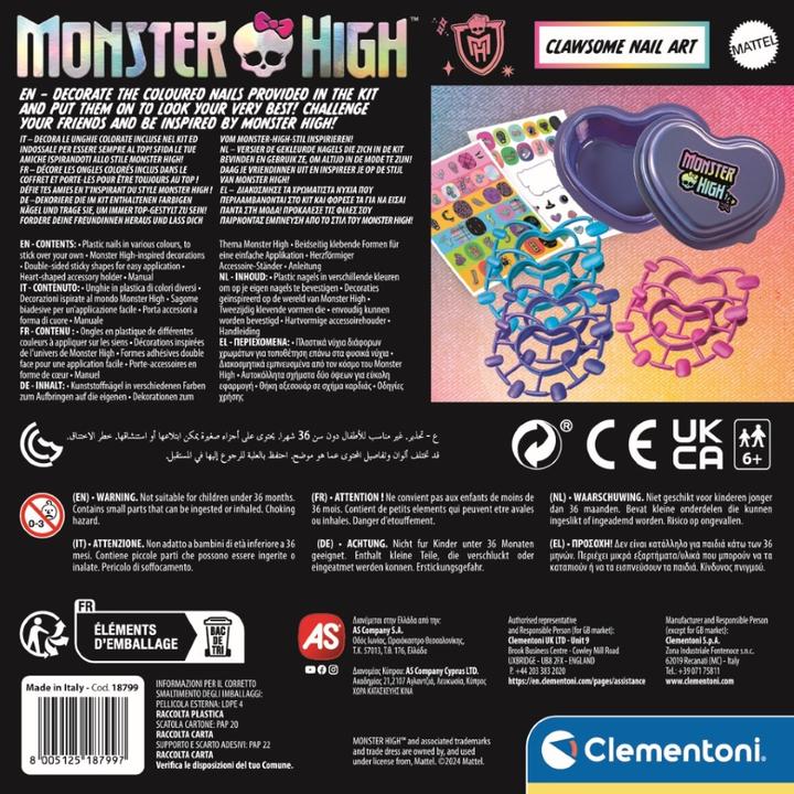 Image du produit Clementoni Monster High - Dark Nail Art
