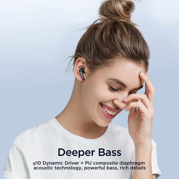 Image du produit Joyroom Écouteurs intra-auriculaires sans fil Jbuds Series JR-BB1 TWS - noir (7 h, Sans fil)