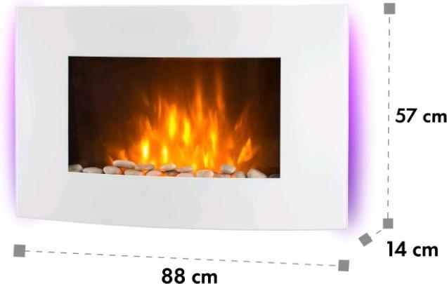 Immagine prodotto Klarstein Caminetto elettrico (14 x 88 x 57 cm)