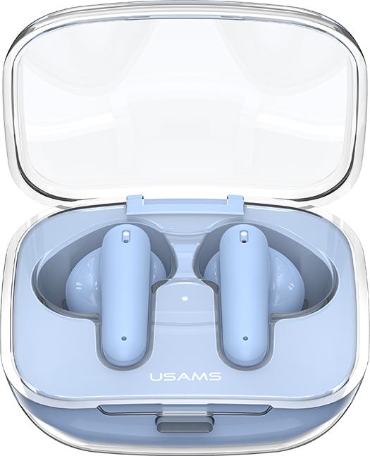 Actual product image Usams US-BE16 Transparent TWS Earbuds -- BE Series BT5.3 (Wireless)
