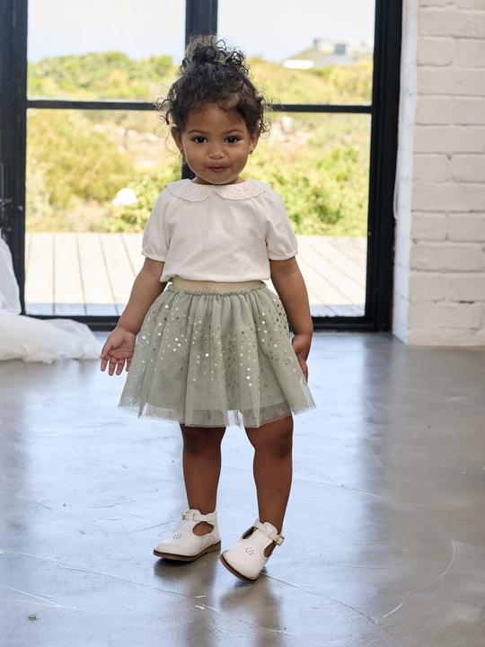 Produktbild Vertbaudet Festliches Mädchen Baby-Set: Blusenshirt & Tüllrock (92)