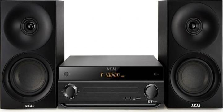 Immagine prodotto Micro Akai - stereo con sintonizzatore FM RDS digitale, lettore CD MP3 e WMA, Bluetooth (Bluetooth, Lettore CD)