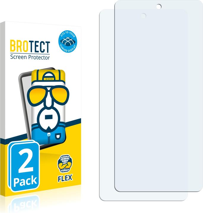 Actual product image BROTECT Full-Cover Protector (2 Piece, Motorola Edge 30)
