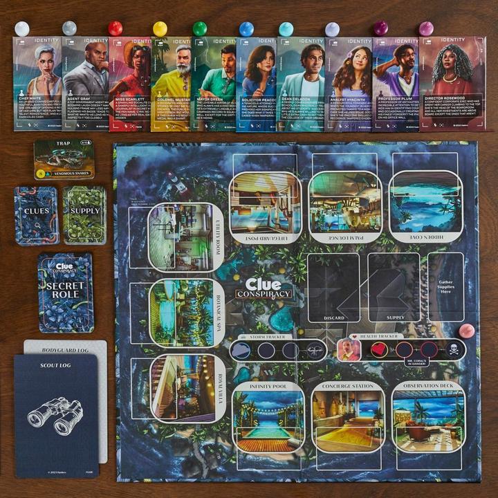 Actual product image Hasbro Gaming Cluedo Conspiracy (French)