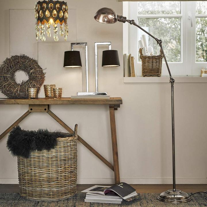 Produktbild Loberon Stehlampe Tulsa antiksilber (E27)