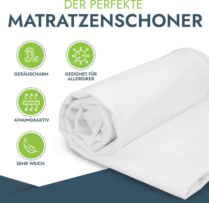 Image du produit Mara Vital Protège-matelas Protège-matelas imperméable, respirant et lavable (140 x 200 cm)