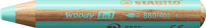 Actual product image STABILO woody 3 in 1 coloured pencil with sharpener and brush (Pastel shades, 18 x)