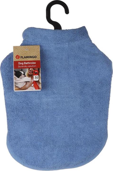 Produktbild Flamingo Bademantel Nemo L (L, Hundebademantel)