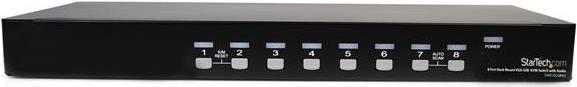 Image du produit StarTech .com Commutateur KVM 8 ports USB VGA montable en rack