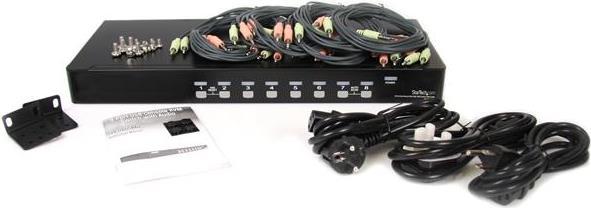 Image du produit StarTech .com Commutateur KVM 8 ports USB VGA montable en rack