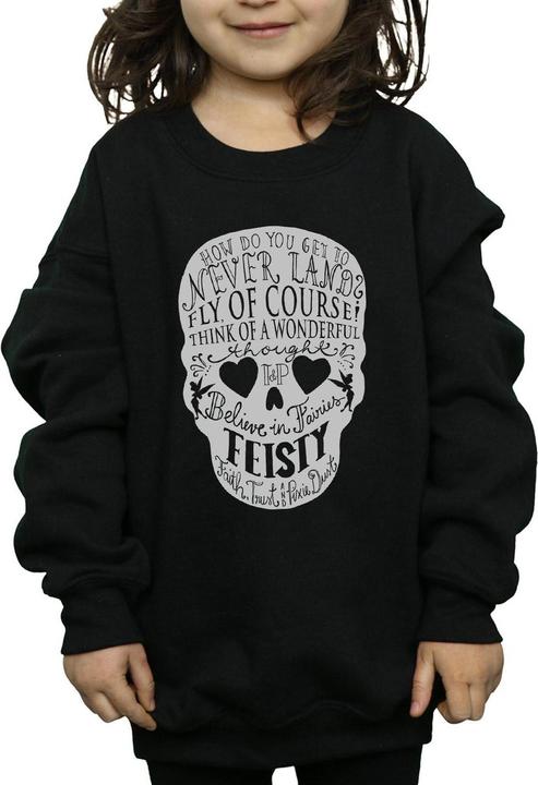 Immagine prodotto Disney Tinker Bell Skull Felpa Ragazze (152, 158)