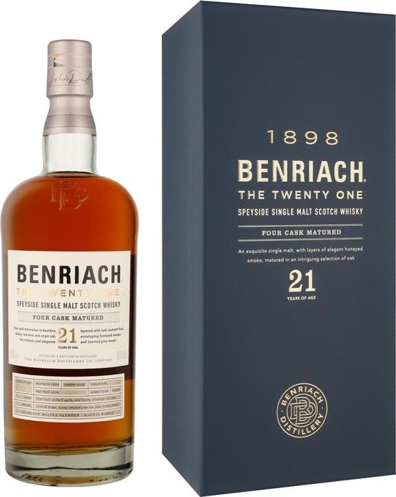 Image du produit BenRiach Le Twenty One 21 ans d'âge (Scotch Whisky, 1 x 70 cl)