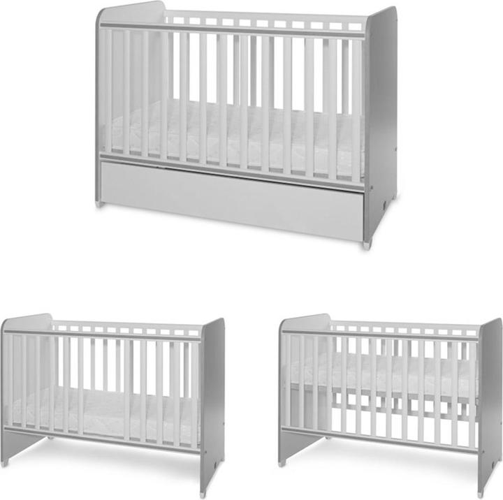 Actual product image Paidi Transland Nicky cot & chest of drawers incl. changing unit (120 x 60 cm)