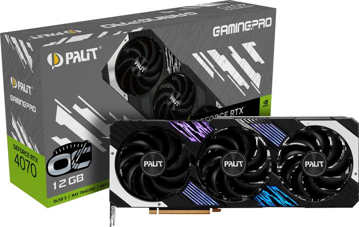 Produktbild Palit GeForce RTX 4070 GamingPro OC (12 GB)