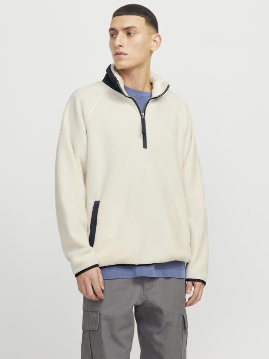 Actual product image Jack & Jones Single-coloured fleece sweatshirt Fleece sweatshirt (XXL)