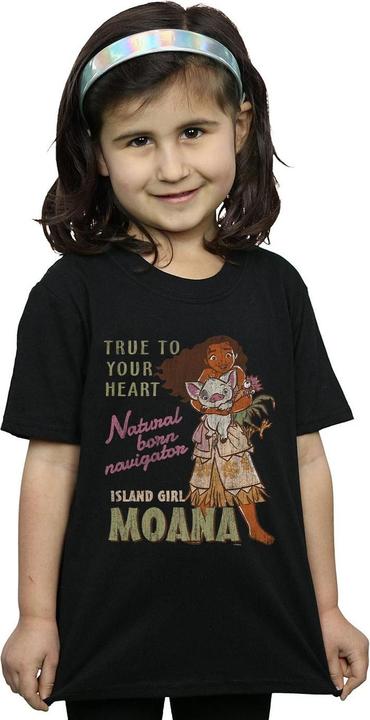 Immagine prodotto Disney Moana Natural Born Navigator Maglietta Ragazze (152, 158)