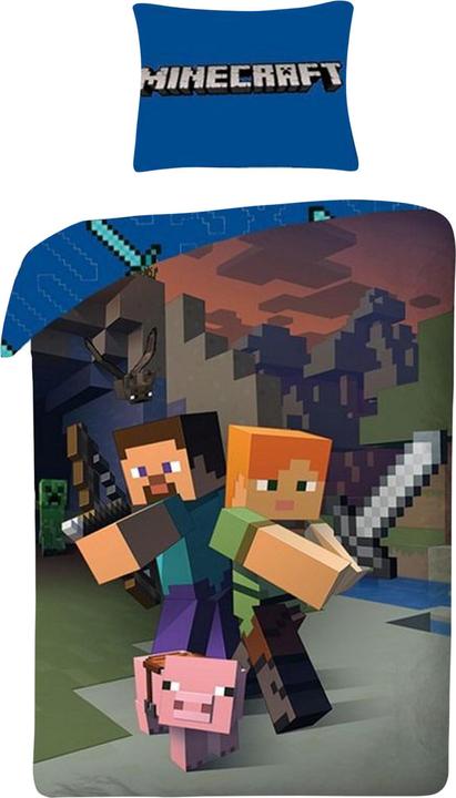Minecraft Ensemble de housses de couette en coton