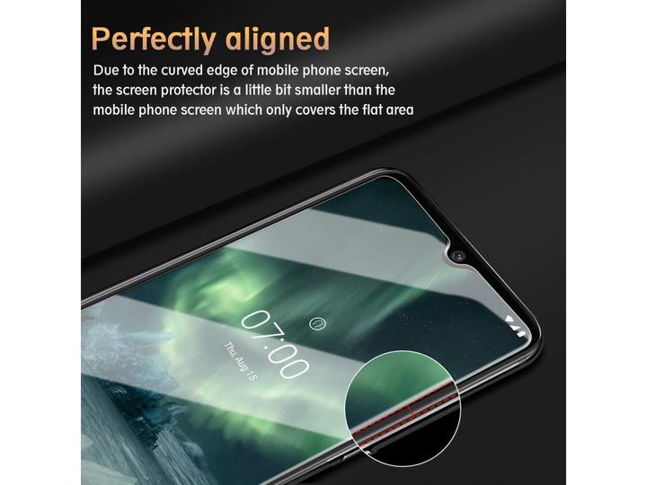 Immagine prodotto Screenguard Nokia 7.2 Pellicola protettiva in vetro Custodia dal design amichevole (1 Pezzo/i, Nokia 7.2)