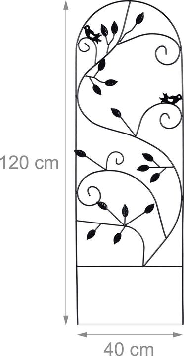 Image du produit Relaxdays Treillis de jardin en fer (40 cm, 0.50 cm)