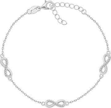 Produktbild Brilio Silver - Stylish silver bracelet with zircons Infinity BRC179W