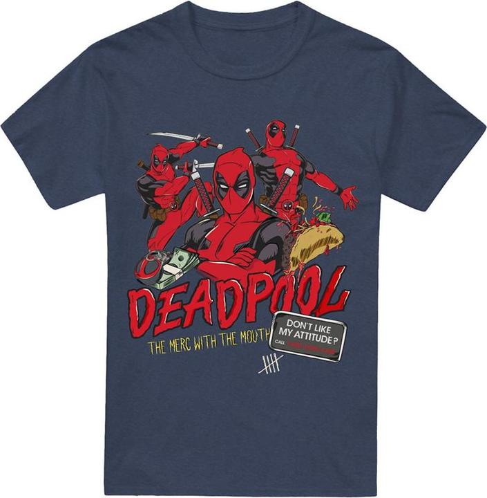 Immagine prodotto Deadpool Attitude Maglietta Adulto Unisex (M)