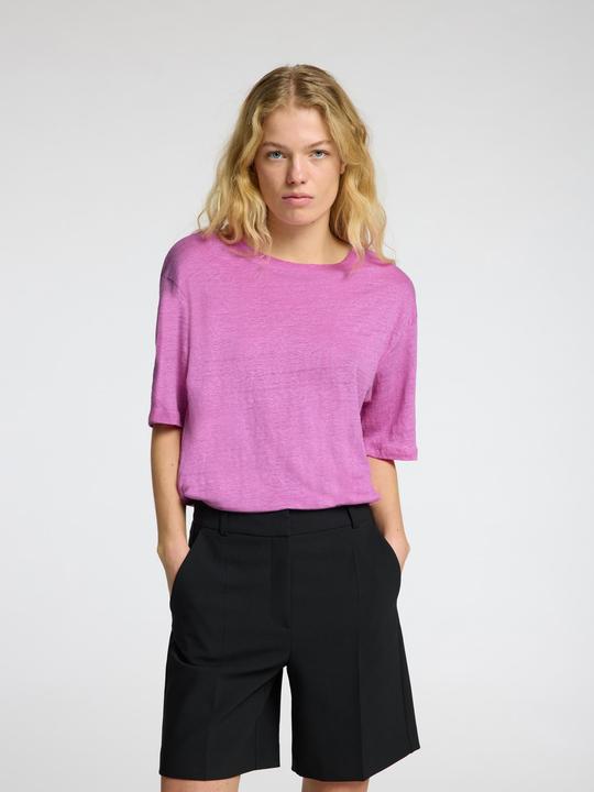 Actual product image Selected Femme Linen T-Shirt (XL)