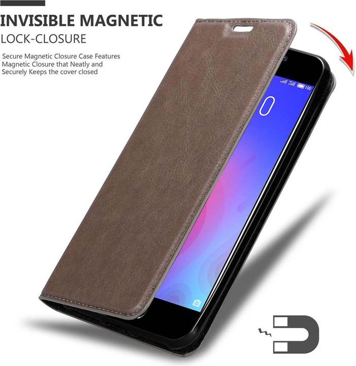 Produktbild Cadorabo Book Invisible Magnet Cover (Meizu M6)