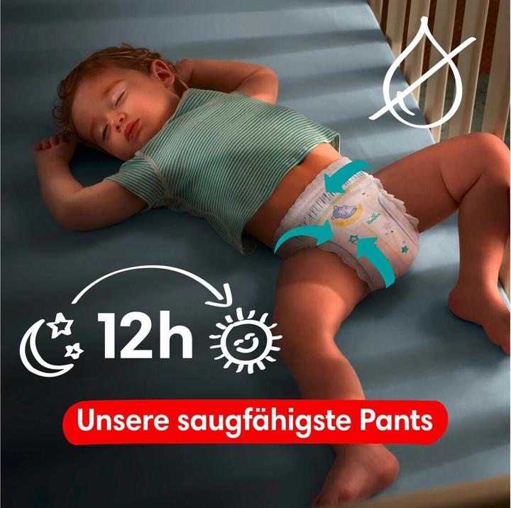 Actual product image Pampers Baby-Dry Night Pants (Size 4, Monthly box, 180 Piece)