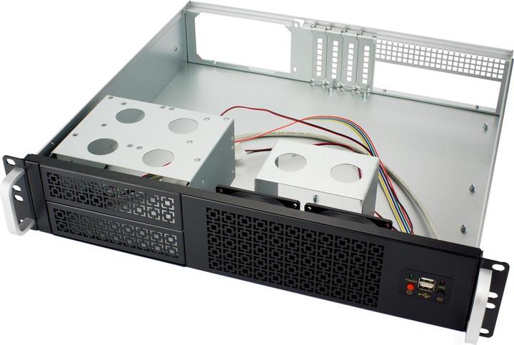 Actual product image Fantec SG-220 - rack mount - 2U - micro ATX - without power supply (ATX)