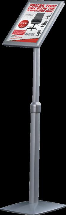 Produktbild Franken Infoständer "Universal", DIN A3, Höhe: 910-1.310 mm Aluminium-Klapprahmenprofil mit Kunststoffecken (A3)