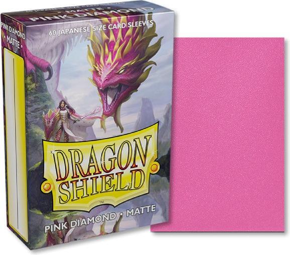 Actual product image Arcane Tinman ART11139 - Sleeves for cards in japanese size: Matte - Pink Diamond (60 pcs)