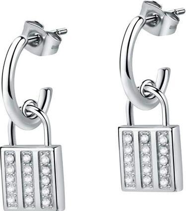 Morellato Modern steel earrings with Dolcevita SAUB08 crystals