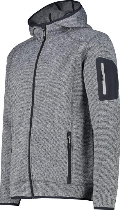 Actual product image CMP Campagnolo Jacket Fix Hood Jacquard Knitted 3H60847N (60)