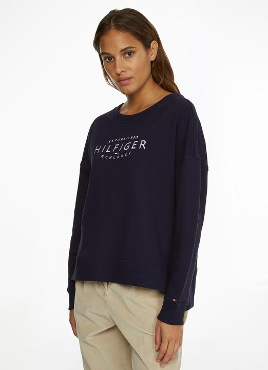 Immagine prodotto Tommy Hilfiger Felpa O-nk da donna di Reg, Desert Sky, S (S)