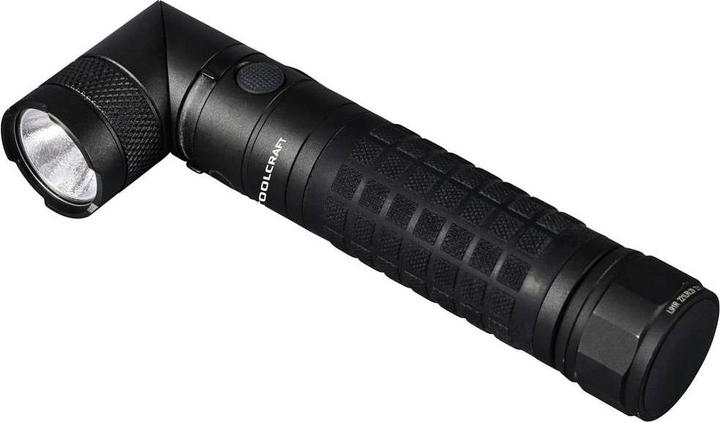 Produktbild Toolcraft LED Handlampe mit Magnethalterung, verstellbar, mit Gürtelclip, Grosse (17 cm, 3000 lm)