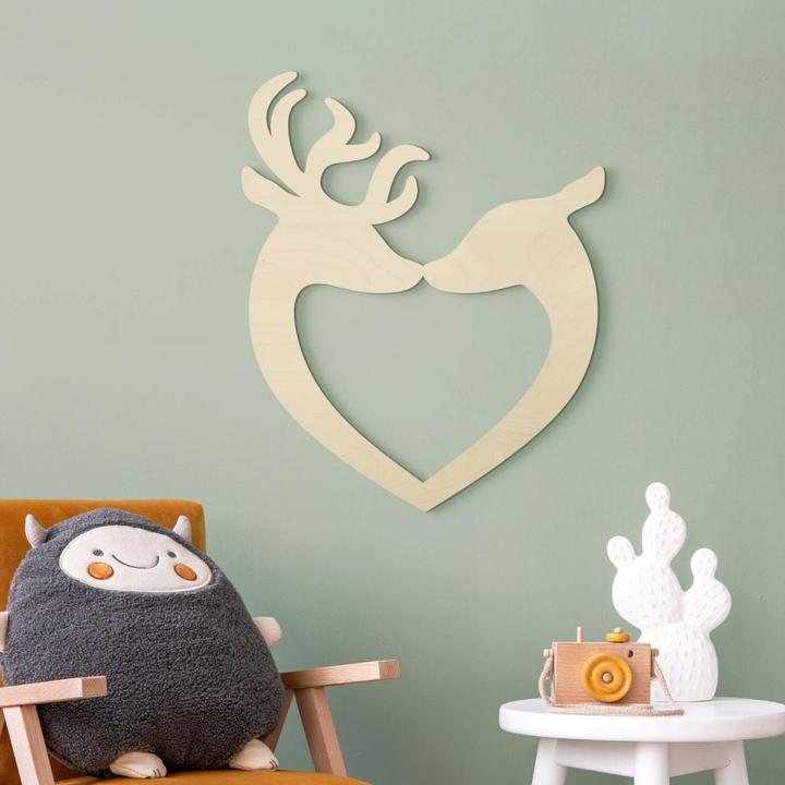 Image du produit Trenddeko Coeur de cerf (33 x 40 cm)