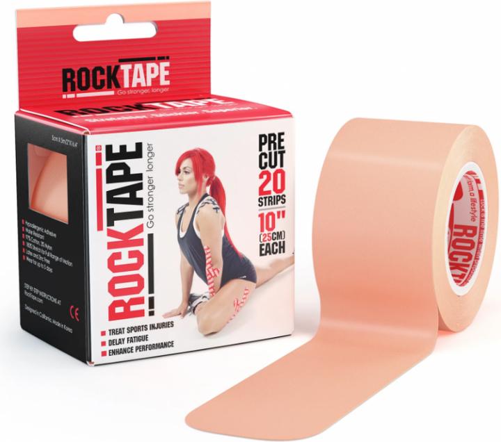 Actual product image Rock Tape Pre-Cut Beige 20 Strips (1 pc) (0.25 m)