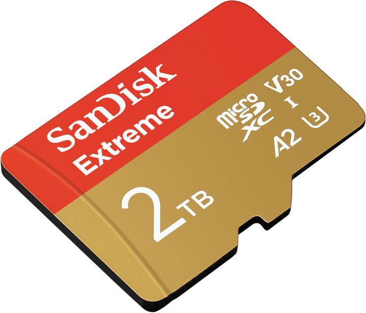 Produktbild SanDisk Extreme UHS-I V30 (2000 GB, microSDXC, U3, UHS-I)