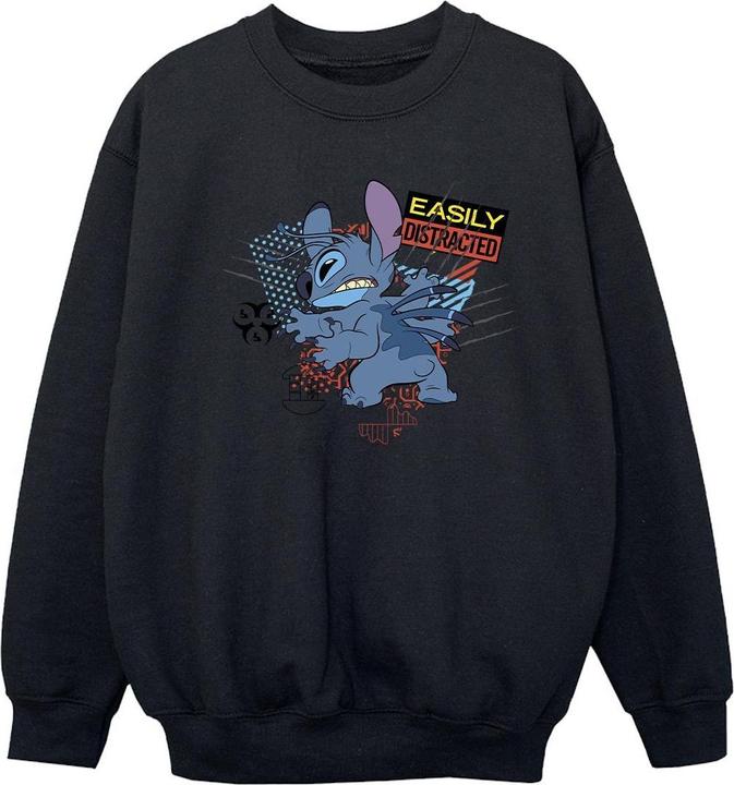 Disney Lilo And Stitch Easily Distracted Sweatshirt Mädchen