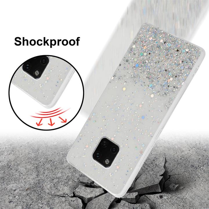 Image du produit Cadorabo Couverture TPU paillettes scintillantes (Mate 20 Pro)